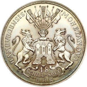 Germany Federal Republic Medal 48 Schilling ND Deichstrasse in Hamburg