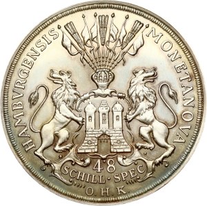 Germany Federal Republic Medal 48 Schilling ND Deichstrasse in Hamburg