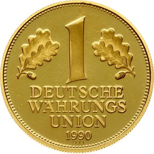 Germany Medal 1990 German monetary union