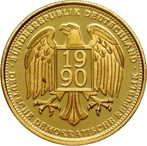Germany Medal 1990 German monetary union