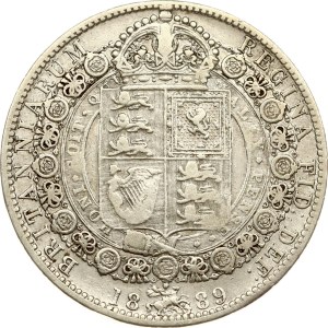 Great Britain 1/2 Crown 1889