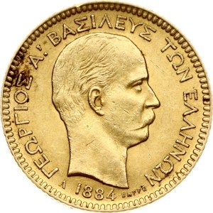 Greece 20 Drachmai 1884 A