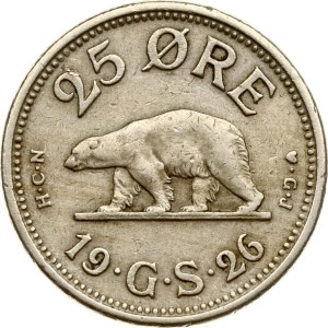 Greenland 25 Ore 1926 HCN; GJ