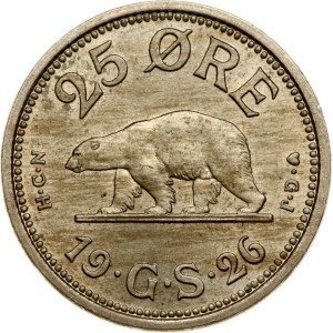 Greenland 25 Ore 1926 HCN; GJ