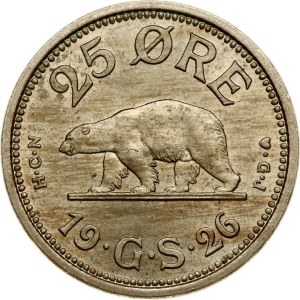 Greenland 25 Ore 1926 HCN; GJ