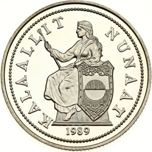 Greenland 1 Piaster 1989