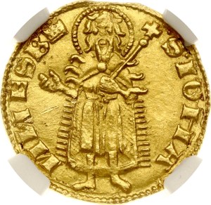 Hungary Goldgulden ND (1342-1382) NGC UNC DETAILS