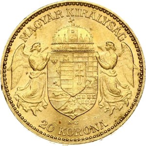 Hungary 20 Korona 1893 KB