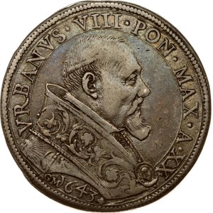 Italy Vatican City Papal States Piastra 1643 A XX