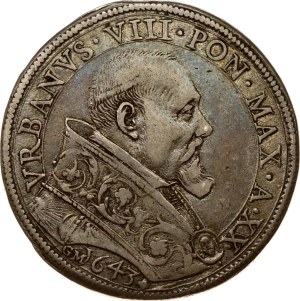 Italy Vatican City Papal States Piastra 1643 A XX
