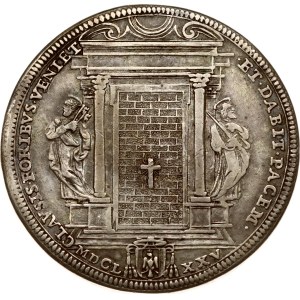 Italy Vatican City Papal States Piastra 1675 AN IV B Jubilee