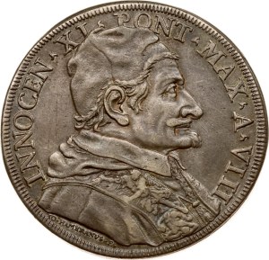 Italy Vatican City Papal States Piastra 1684 A VIII