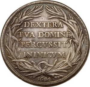 Italy Vatican City Papal States Piastra 1684 A VIII