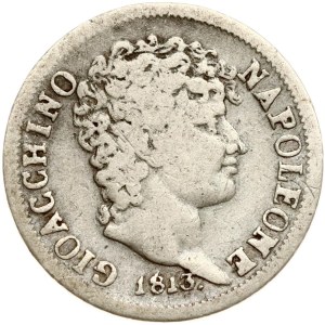 Italy Naples 1/2 Lira 1813