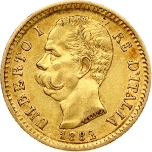 Italy 20 Lire 1882 R