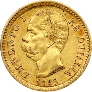 Italy 20 Lire 1882 R