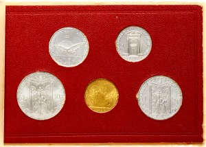 Italy Vatican City 1 - 100 Lire 1950 Jubilee Set Lot of 5 coins