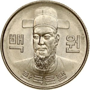 South Korea 100 Won 1972
