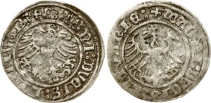 Lithuania Polgrosz 1509 & 1513 Vilnius Lot of 2 coins