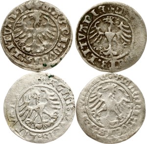 Lithuania Polgrosz 1510-1520 Vilnius Lot of 4 coins