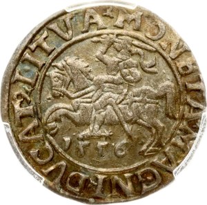 Lithuania Polgrosz 1556 Vilnius PCGS MS 62