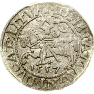 Lithuania Polgrosz 1557 Vilnius PCGS AU 58