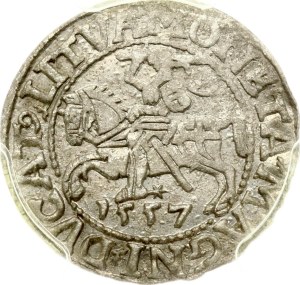 Lithuania Polgrosz 1557 Vilnius PCGS AU 58