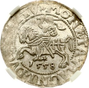 Lithuania Polgrosz 1558 Vilnius NGC MS 62