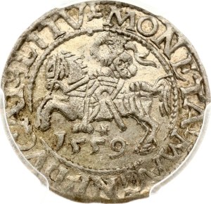 Lithuania Polgrosz 1559 Vilnius (RR) PCGS MS 63