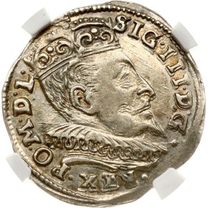 Lithuania Trojak 1595 Vilnius NGC AU 55