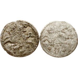 Lithuania Dwudenar 1620-1621 Vilnius Lot of 2 coins