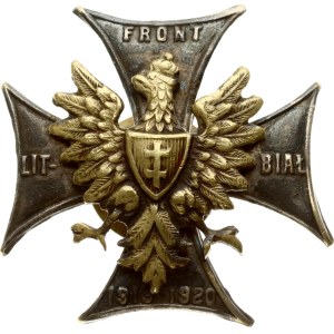 Lithuania Badge Lithuanian-Belarus front 1919-1920