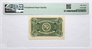Lithuania 5 Centai 1922 PMG 53 About Uncirculated EPQ