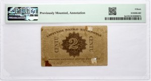 Lithuania 2 Centu 1922 PMG 15 Choice Fine NET