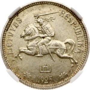 Lithuania 2 Litu 1925 NGC AU 58