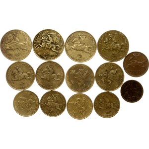 Lithuania 1 - 20 Centu 1925-1936 Lot of 14 coins