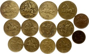 Lithuania 1 - 20 Centu 1925-1936 Lot of 14 coins