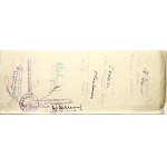 Lithuania Bill of exchange 100 Litu 1932 Alytus Jewish bank