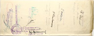 Lithuania Bill of exchange 100 Litu 1932 Alytus Jewish bank