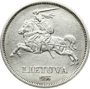 Lithuania 5 Litai 1936 Basanavicius