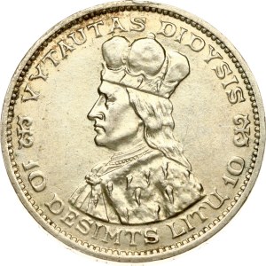 Lithuania 10 Litu 1936 Vytautas