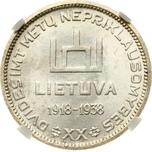 Lithuania 10 Litu 1938 Antanas Smetona NGC MS 62