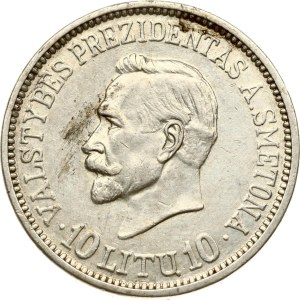 Lithuania 10 Litu 1938 Antanas Smetona