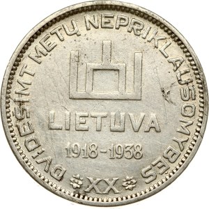 Lithuania 10 Litu 1938 Antanas Smetona