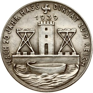 East Prussia Memel Medal 1939 Commemorating the Annexation of the city of Memel to the German Reich