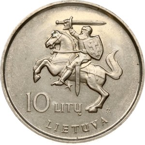 Lithuania 10 Litu ND (1993) Darius and Girenas