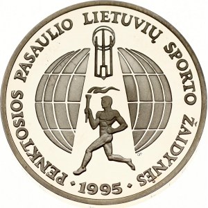 Lithuania 10 Litu 1995 5th World Lithuanians Sport Games