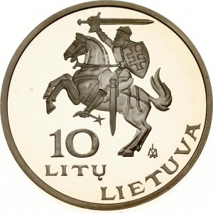 Lithuania 10 Litu 1995 5th World Lithuanians Sport Games