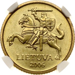 Lithuania 10 Centu 2006 NGC MS 67