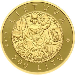 Lithuania 500 Litu 2010 600th Anniversary of the Battle of Grunwald